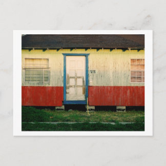 rood wit en stof briefkaart