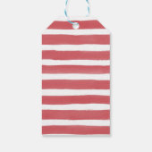 rood wit en toe patriottisch juli 4e Baby shower Cadeaulabel (Achterkant)