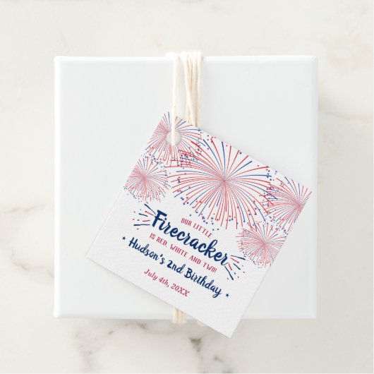 Rood, wit en twee! 4 juli 2002 bedankjes labels (In situ)