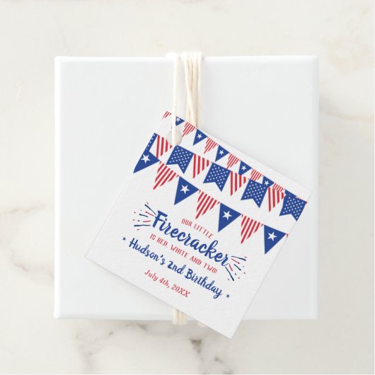 Rood, wit en twee! 4 juli 2002 bedankjes labels (In situ)