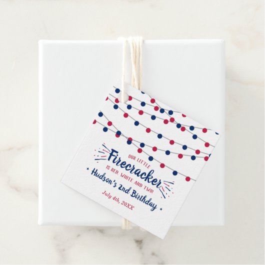 Rood, wit en twee! 4 juli 2002 bedankjes labels (In situ)