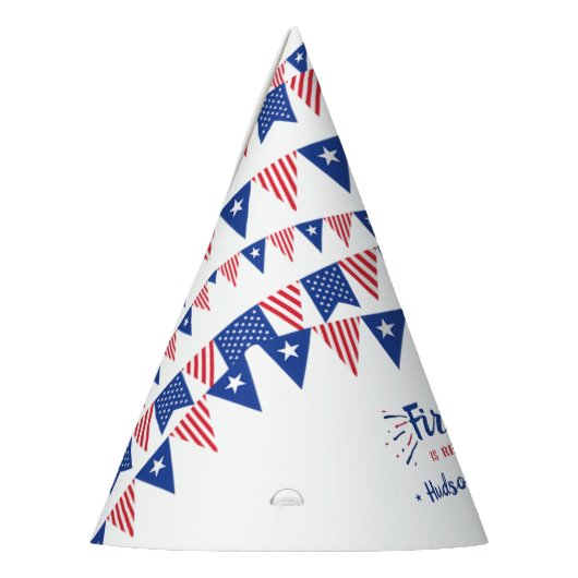 Rood, wit en twee! 4 juli 2002 feesthoedjes (Links)