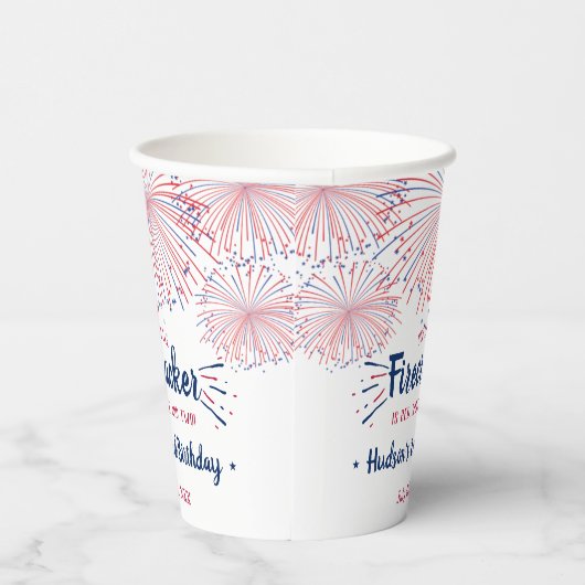 Rood, wit en twee! 4 juli 2002 papieren bekers (Rechts)