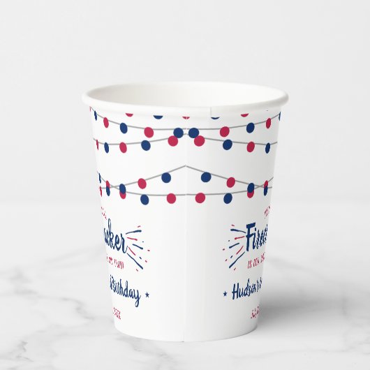 Rood, wit en twee! 4 juli 2002 papieren bekers (Rechts)