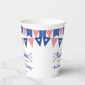 Rood, wit en twee! 4 juli 2002 papieren bekers (Rechts)