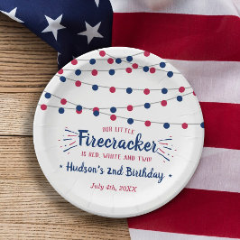 Rood, wit en twee! 4 juli 2002 papieren bordje