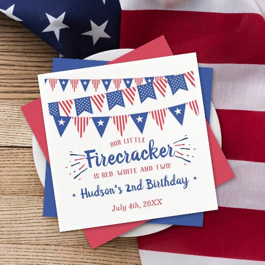 Rood, wit en twee! 4 juli 2002 servet