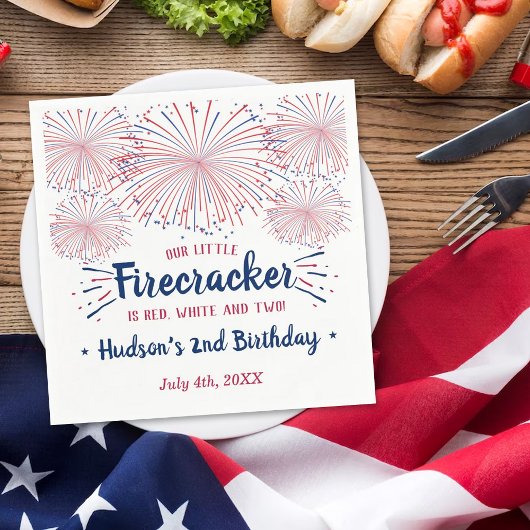 Rood, wit en twee! 4 juli 2002 servet