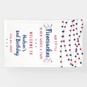 Rood, wit en twee! 4 juli 2002 spandoek (Horizontaal)