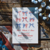 Rood, Wit en Twee Bogen 4 juli 2 verjaardag Kaart