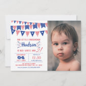 Rood, wit en twee! Foto van 4 juli 2002 Kaart (Voorkant)