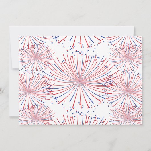 Rood, wit en twee! Foto van 4 juli 2002 Kaart (Achterkant)