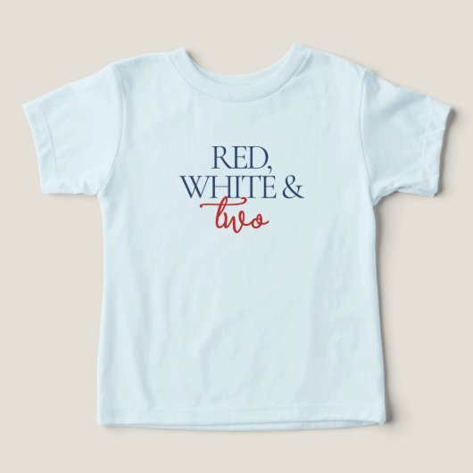 Rood Wit en Twee Tweede Verjaardagsfeestje (Design voorkant)