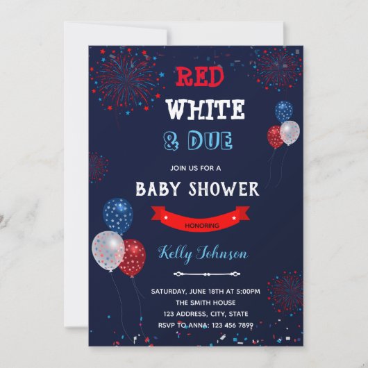 Rood wit en uitnodiging (Voorkant)