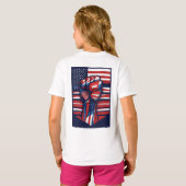 Rood, wit en vet t-shirt (Achterkant volledig)