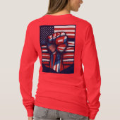 Rood, wit en vet t-shirt (Achterkant)
