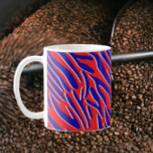 Rood, wit en vet | Tiger Stripe Classic Mok