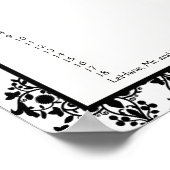 Rood, wit en zwart beeld van de Zitkaart van de On Poster (Hoek)