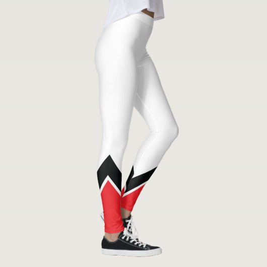 Rood wit en zwart leggings (Rechts)