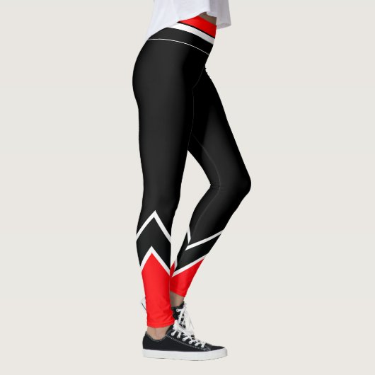 Rood wit en zwart leggings (Rechts)