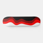 Rood, wit en zwart skateboard (Horizontaal)