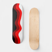 Rood, wit en zwart skateboard (Voorkant)