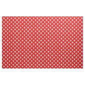 Rood, wit Fleur de Lis patroon Stof (Yard (91,4 cm))