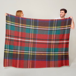 Rood Wit Geel Groen Tartan Plaid Fleece Deken