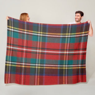 Rood Wit Geel Groen Tartan Plaid Fleece Deken