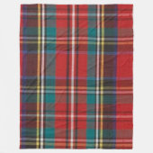 Rood Wit Geel Groen Tartan Plaid Fleece Deken (Voorkant)