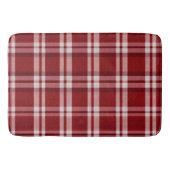 Rood wit geruit badmat (Voorkant)