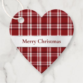 Rood wit geruit bedankjes labels