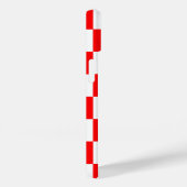 Rood wit geruit controlepatroon Case-Mate iPhone case (Achterkant / Rechts)