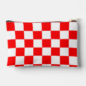 Rood wit geruit controlepatroon etui (Achterkant)