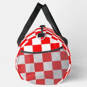 Rood wit geruit controlepatroon plunjezak (Rechts)