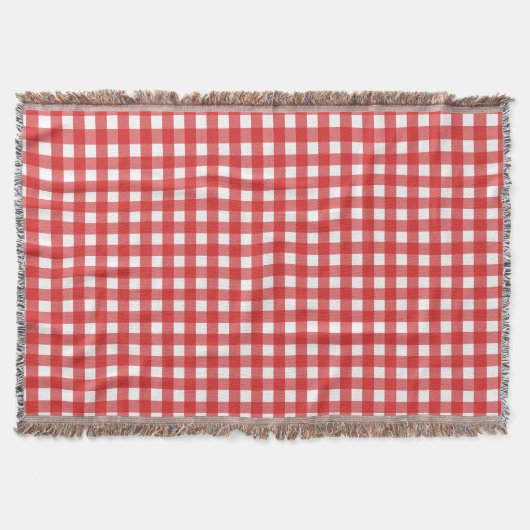 Rood-wit geruit deken (Voorkant)