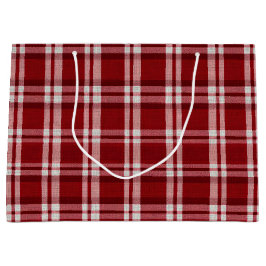 Rood wit geruit groot cadeauzakje