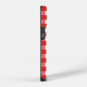 Rood-wit geruit iPhone hoesje (Rechterkant)