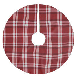 Rood wit geruit kerstboom rok