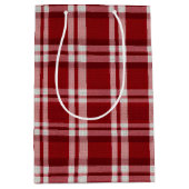 Rood wit geruit medium cadeauzakje (Voorkant)