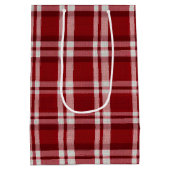 Rood wit geruit medium cadeauzakje (Achterkant)