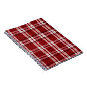 Rood wit geruit notitieboek (Rechterzijde)