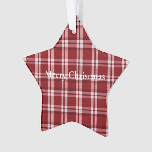 Rood wit geruit ornament (voorkant)