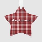 Rood wit geruit ornament (voorkant)