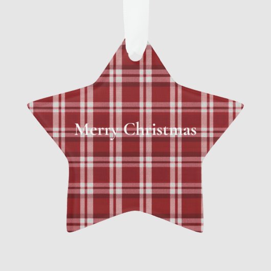 Rood wit geruit ornament (voorkant)