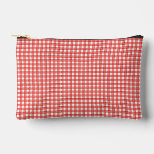 Rood-wit geruit patroon etui