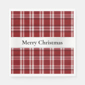 Rood wit geruit servet (Voorkant)