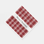 Rood wit geruit servet (Hoek)