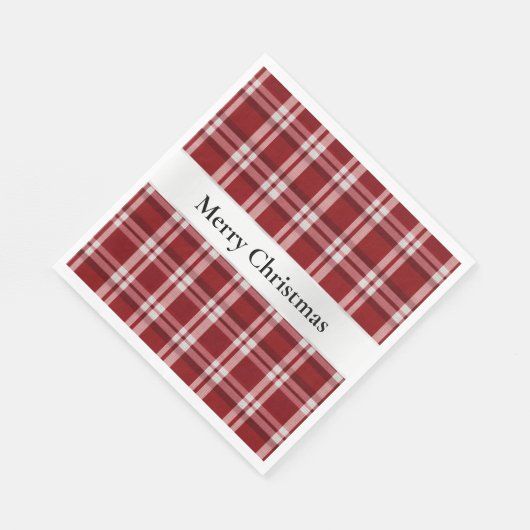 Rood wit geruit servet (Hoek)