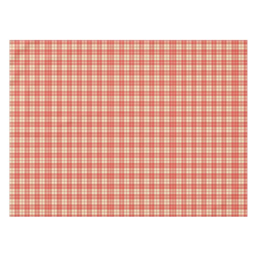 Rood-wit geruit tafelkleed (Voorkant (Horizontaal))